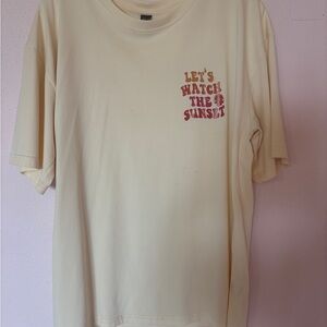 Butter Yellow Oversized T-Shirt